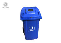 100 Lt Plastic Rubbish Bins Waste Wheelie 궤 자물쇠와 고무 마개를 가진 120 리터